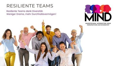 Resiliente Teams dank Diversität. Weniger Drama, mehr Durchhaltevermögen.